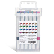 Acrylic Paint Markers Set – 24 Metallic Colors, 2mm Bullet Tip, Water-Based, Multi-Surface - MARKERS & PENS - KINGART