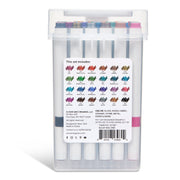 Acrylic Paint Markers Set – 24 Metallic Colors, 2mm Bullet Tip, Water-Based, Multi-Surface - MARKERS & PENS - KINGART