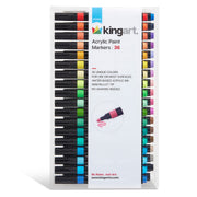 Acrylic Paint Markers 36 Colors - PAINTS, PASTELS, GEL STICKS - KINGART®