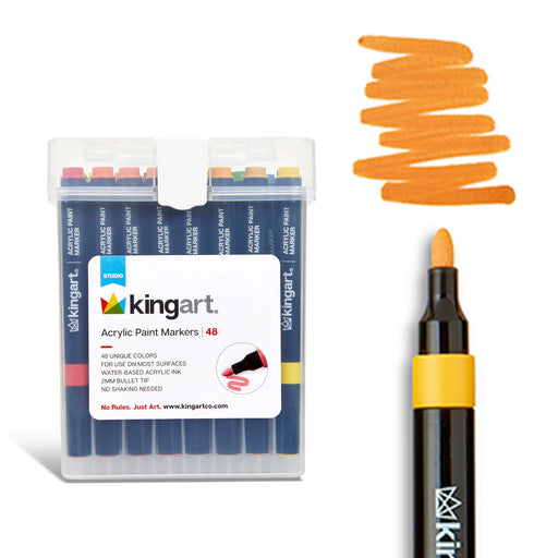 Acrylic Paint Markers – 48 Count - MARKERS & PENS - KINGART