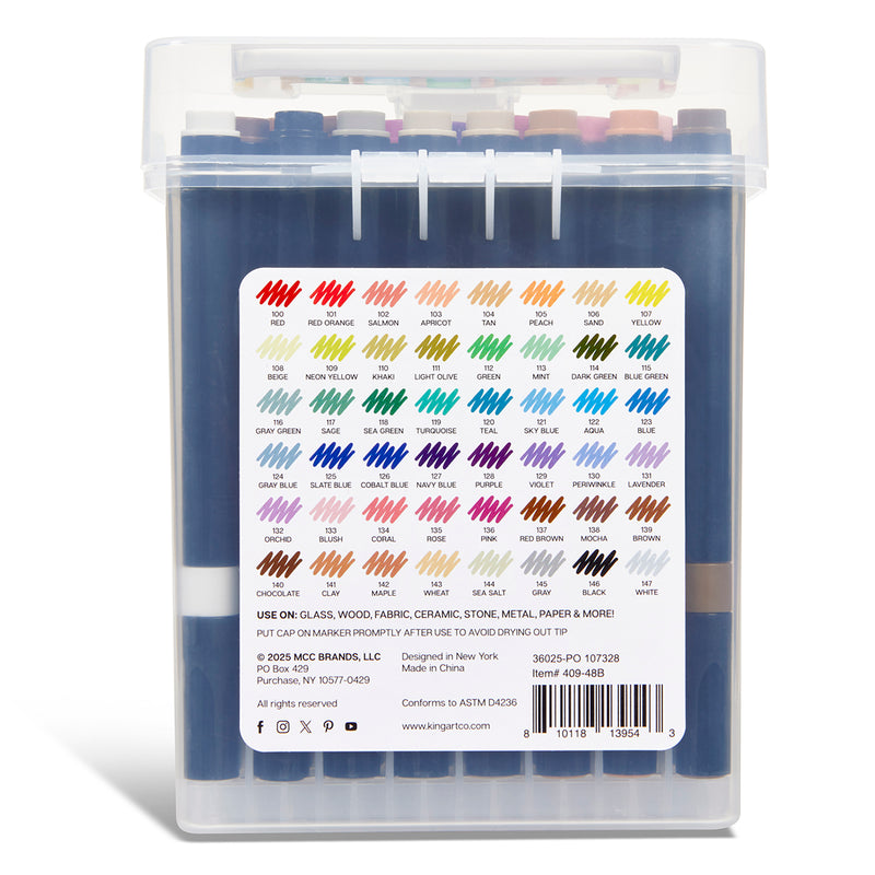 Acrylic Paint Markers – 48 Count