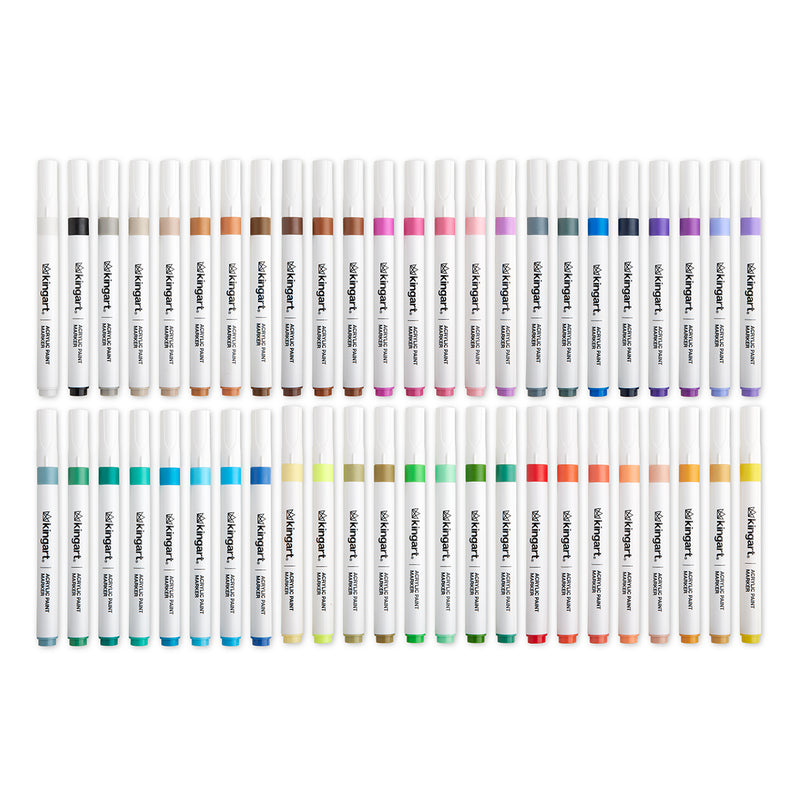 Acrylic Paint Markers 48 Colors - Studio - KINGART®
