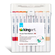 Acrylic Paint Markers - 80 Colors - PAINTS, PASTELS, GEL STICKS - KINGART