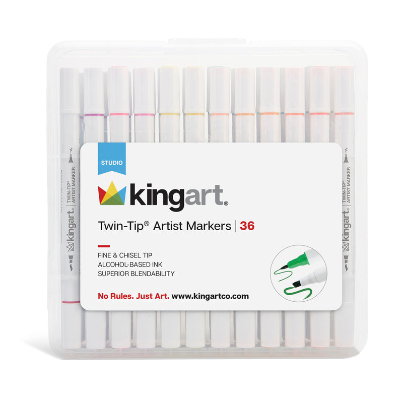 Twin-Tip™ Sketch Markers 36 Colors - Studio - KINGART