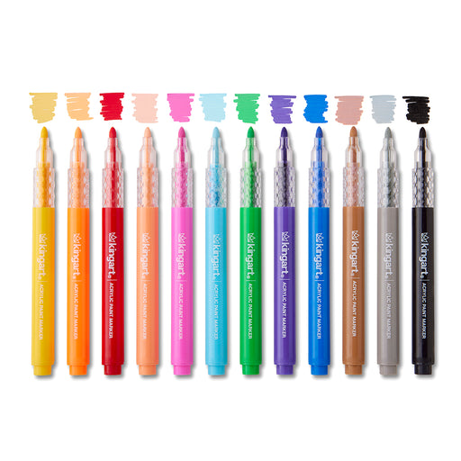Acrylic Paint Markers Set – Includes Storage Case - 60 Colors - MARKERS & PENS - KINGART
