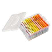 Acrylic Paint Markers Set – 60 Colors, 2mm Bullet Tip, Water-Based, Includes Storage Case - MARKERS & PENS - KINGART