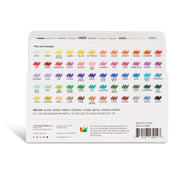 Acrylic Paint Markers Set – 60 Colors, 2mm Bullet Tip, Water-Based, Includes Storage Case - MARKERS & PENS - KINGART