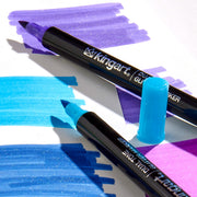 Dual Tone Glitter Markers – 48 Count, 96 Colors - MARKERS & PENS - KINGART