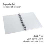 Mixed Media Paper Pad Bundle – 3 Pack (7”x10”, 8”x10”, 9”x12”) – 60 Sheets Each - ARTIST PAPER - KINGART