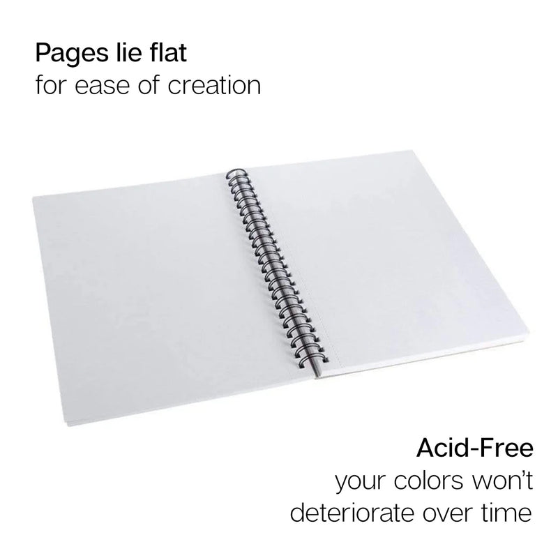 Mixed Media Paper Pad Bundle – 3 Pack (7”x10”, 8”x10”, 9”x12”) – 60 Sheets Each - ARTIST PAPER - KINGART