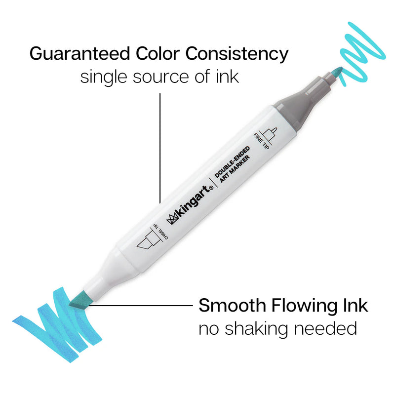 Starter Bundle: Double-Ended Alcohol Marker Illustration -  - KINGART