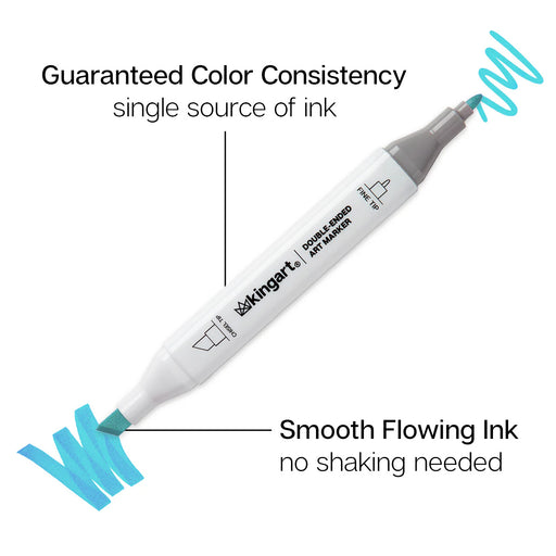 Starter Bundle: Double-Ended Alcohol Marker Illustration -  - KINGART