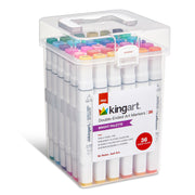 Double-Ended Alcohol Markers 36 Bright Colors - MARKERS & PENS - KINGART