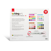KINGART® PRO Double-Ended Art Markers – 48 Colors - MARKERS & PENS - KINGART