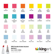 Double-Ended Alcohol Markers – 48 Colors - MARKERS & PENS - KINGART