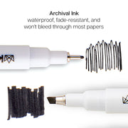 Inkline™ Fine Line Pens 10 pc - Pro - KINGART