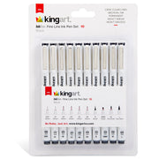 PRO Inkline™ Fine Line Pens, 10 pc - Pro - KINGART®