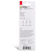 Inkline™ Calligraphy Pens, 3 pc - MARKERS & PENS - KINGART