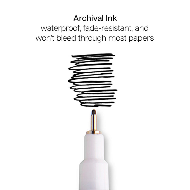 Inkline™ Fine Line Pens 6 pc - Pro - KINGART