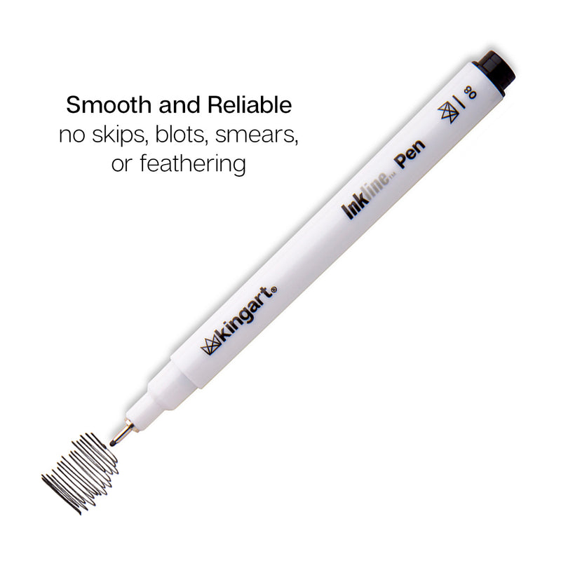 Inkline™ Fine Line Pens 6 pc - Pro - KINGART