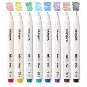 Inkline™ Fine Line Pens 8 Colors Size 05 - Pro - KINGART