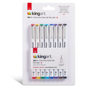 Inkline™ Fine Line Pens 8 Colors Size 05 - Pro - KINGART