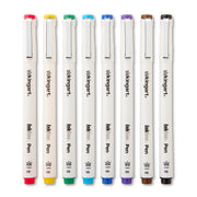 Inkline™ Fine Line Pens 8 Colors Size 05 - Pro - KINGART