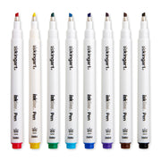 PRO Inkline™ Chisel Tip Pens 8 Colors - Pro - KINGART®