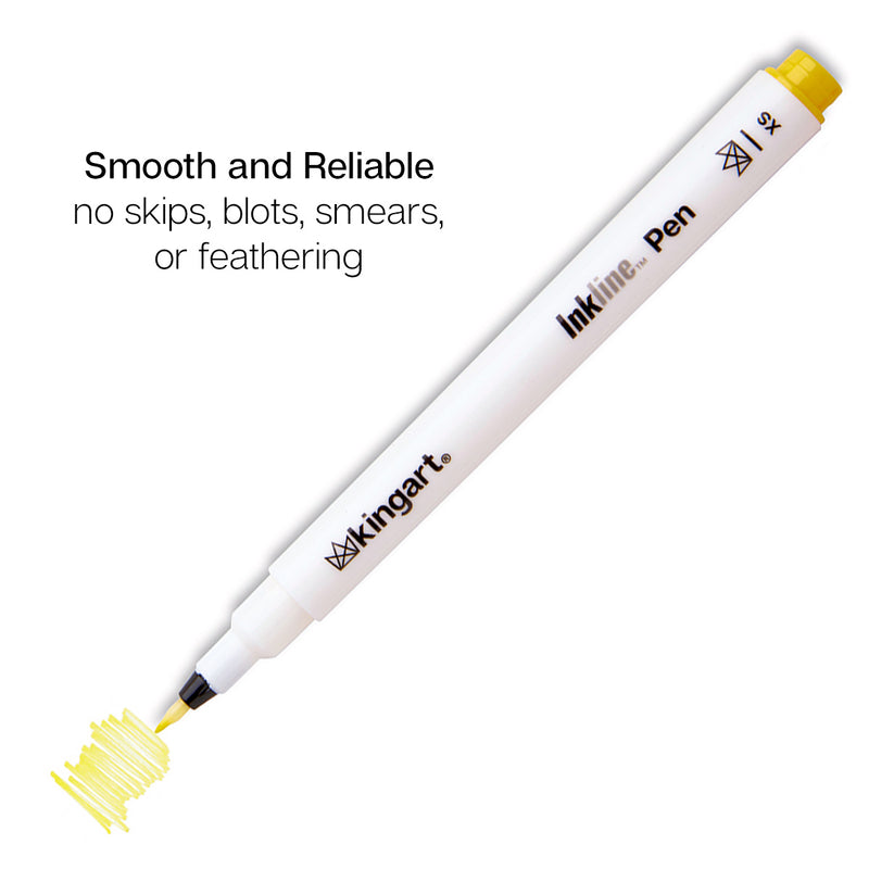 Inkline™ Fine Line Pens 8 Colors 0.45mm XS - Pro - KINGART