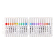 Acrylic Paint Brush Tip Markers - 24 Pastel Colors - MARKERS & PENS - KINGART