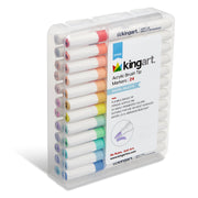 Acrylic Paint Brush Tip Markers - 24 Pastel Colors - MARKERS & PENS - KINGART