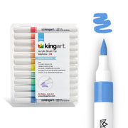 Acrylic Paint Brush Tip Markers  - 96pc Bundle - MARKERS & PENS - KINGART