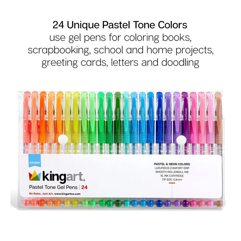 Gel Pens Bundle 5 Sets 120 pc - MARKERS & PENS - KINGART