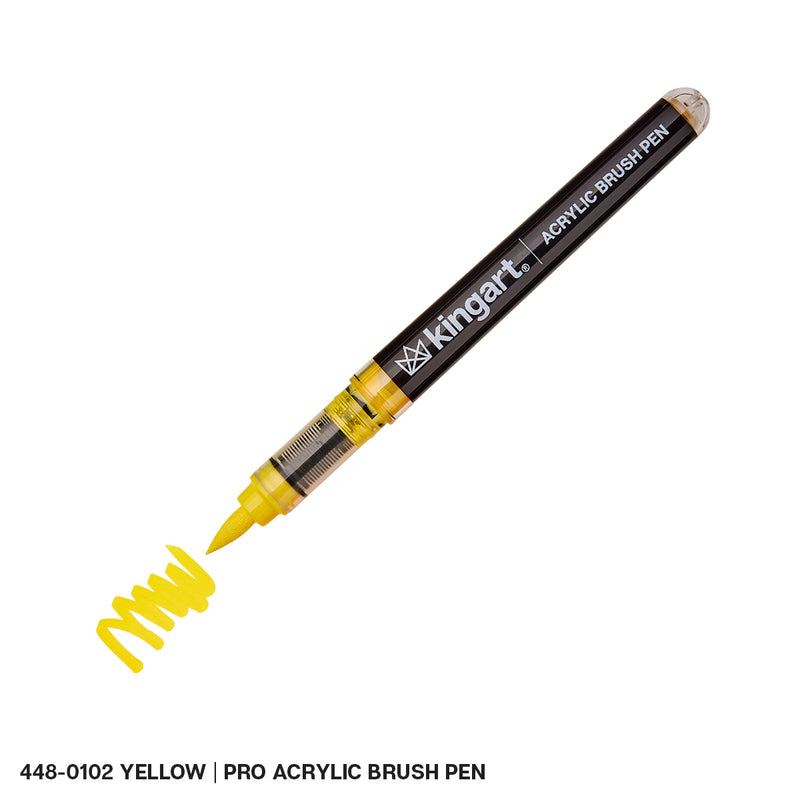 PRO Acrylic Paint Brush Pens - Singles - Pro - KINGART®