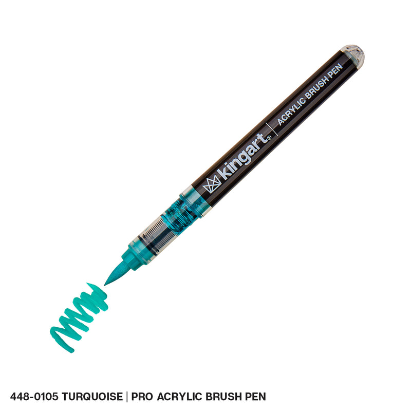 PRO Acrylic Paint Brush Pens - Singles - Pro - KINGART®