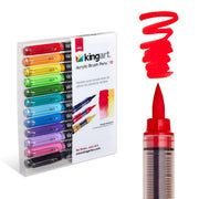 PRO Paint Pen Starter Bundle (Bullet, Brush, Fine Tip & Twin-Tip) - MARKERS & PENS - KINGART