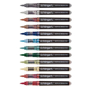 12 PC ACRYLIC BRUSH PENS ACETATE - EARTH - PREMIUM BRUSH SETS - SHANGHAI CMB IMPORT & EXPORT CO., LTD