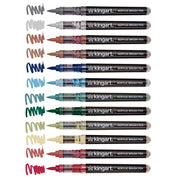 12 PC ACRYLIC BRUSH PENS ACETATE - EARTH - PREMIUM BRUSH SETS - SHANGHAI CMB IMPORT & EXPORT CO., LTD