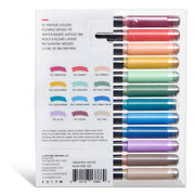 PRO Acrylic Paint Brush Pens 12 Vintage Colors - Pro - KINGART