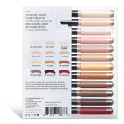 PRO Acrylic Paint Brush Pens 12 Portrait Colors - Pro - KINGART