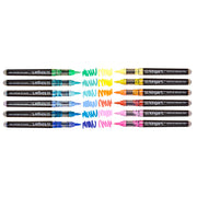 Acrylic Paint Brush Tip Pens - 12 Tropical Colors - MARKERS & PENS - KINGART