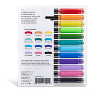 PRO Acrylic Paint Brush Pens 12 Colors - Pro - KINGART®