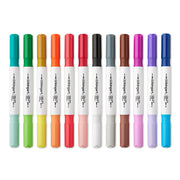 PRO Dual Tone Acrylic Paint Markers, 12 Pens, 24 Colors - Pro - KINGART®