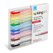 Acrylic Paint Roller Pens – 12 Classic Colors - MARKERS & PENS - KINGART
