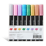 Liquid Chalk Markers 8 Metallic Colors - Studio - KINGART
