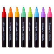 Liquid Chalk Markers, 8 Pastel Colors - Studio - KINGART