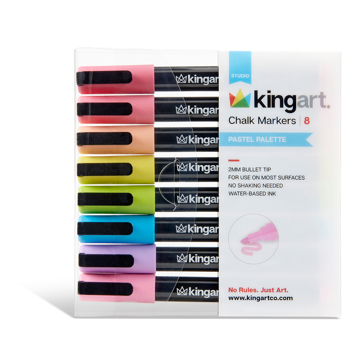 Chalk Markers – Pastel Palette, 8 Colors — KINGART
