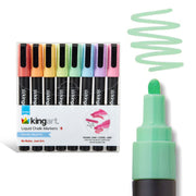 Liquid Chalk Markers 8 Pastel Colors - Studio - KINGART