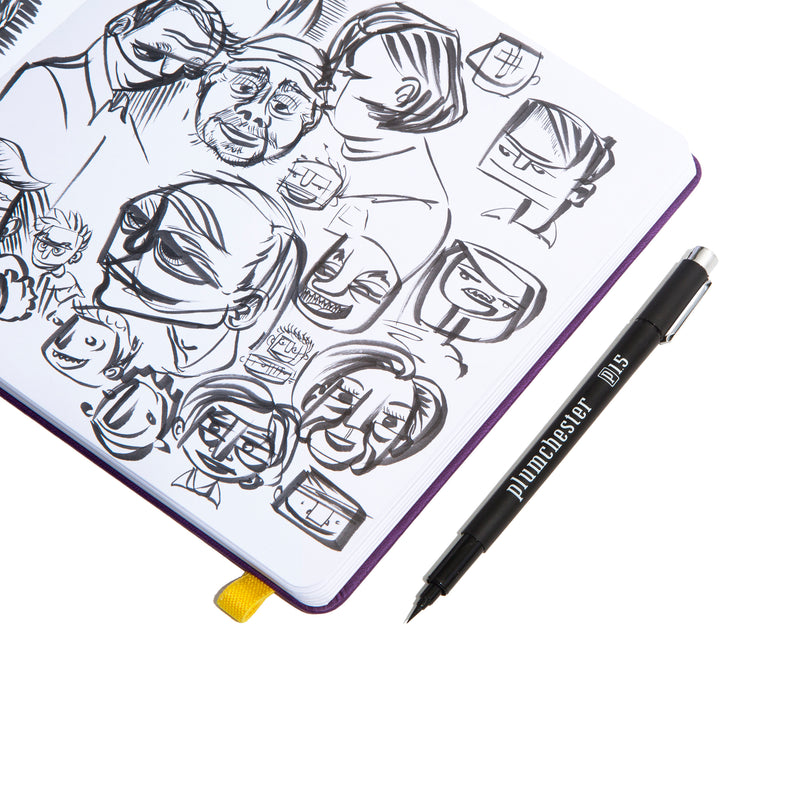 Plumchester Fine Brush Pen, 1.5mm -  - Plumchester