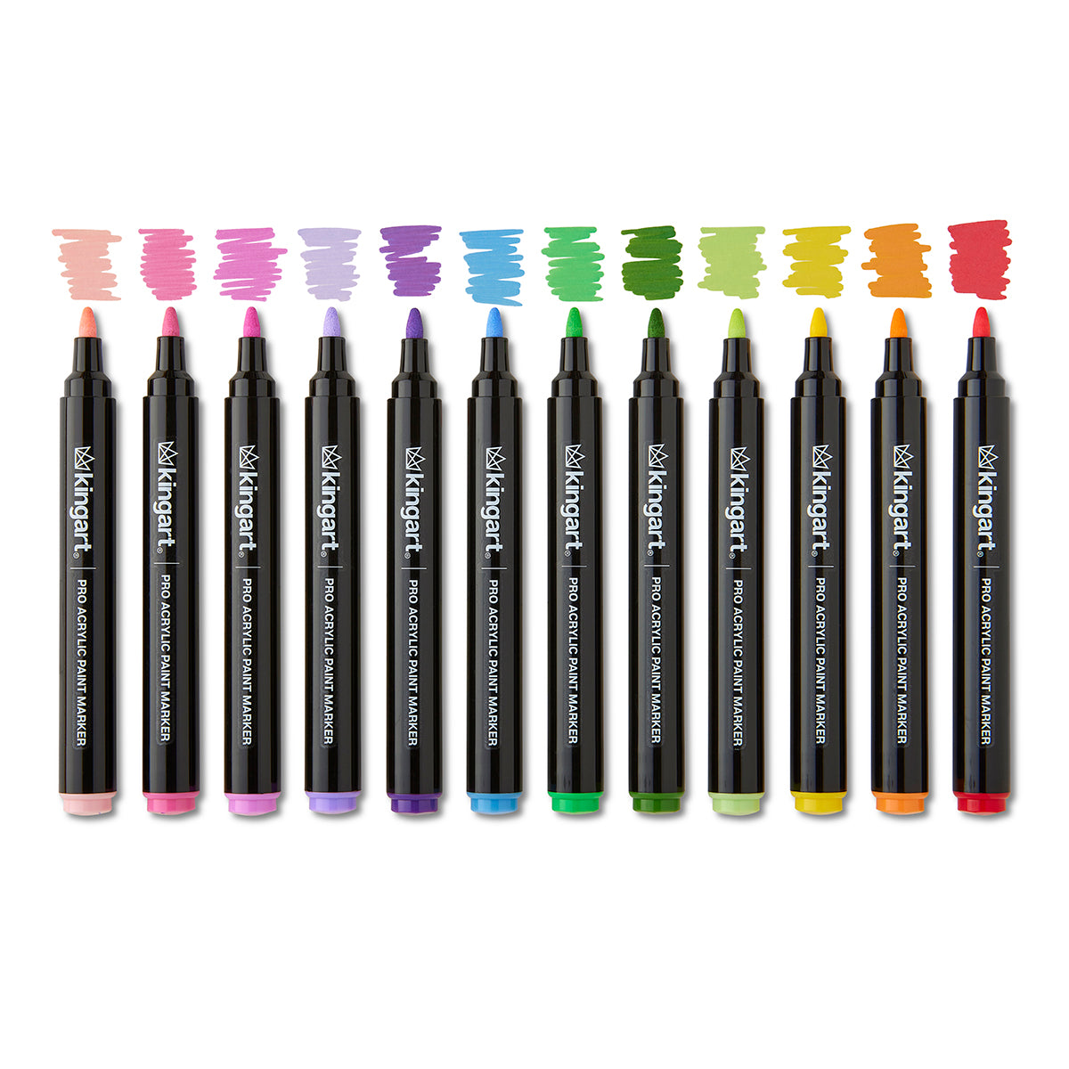 PRO Acrylic Paint Markers 12 Floral Colors — KINGART